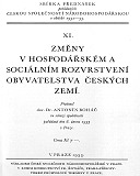Změny v hospodářském a sociálním rozvrstvení obyvatelstva českých zemí