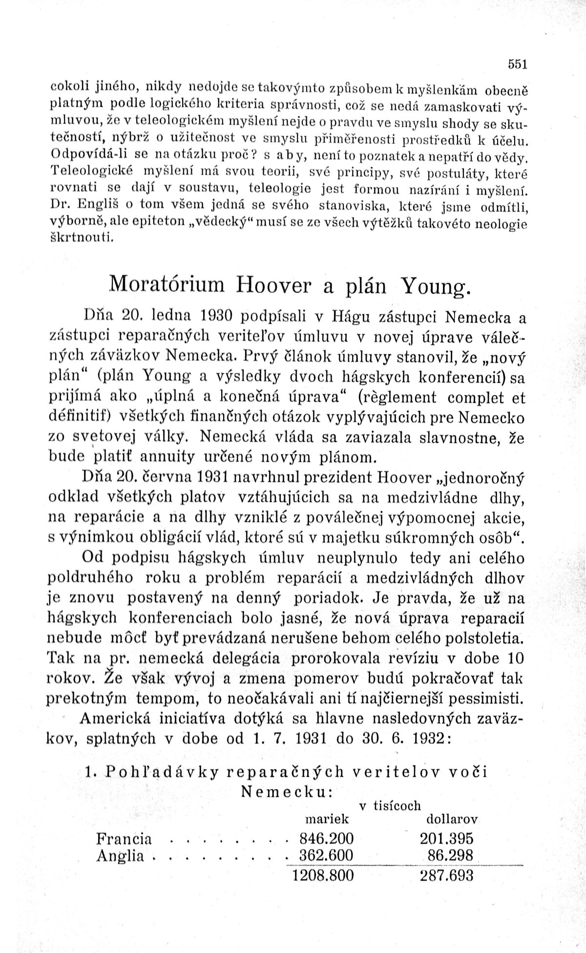 Moratórium Hoover a plán Young