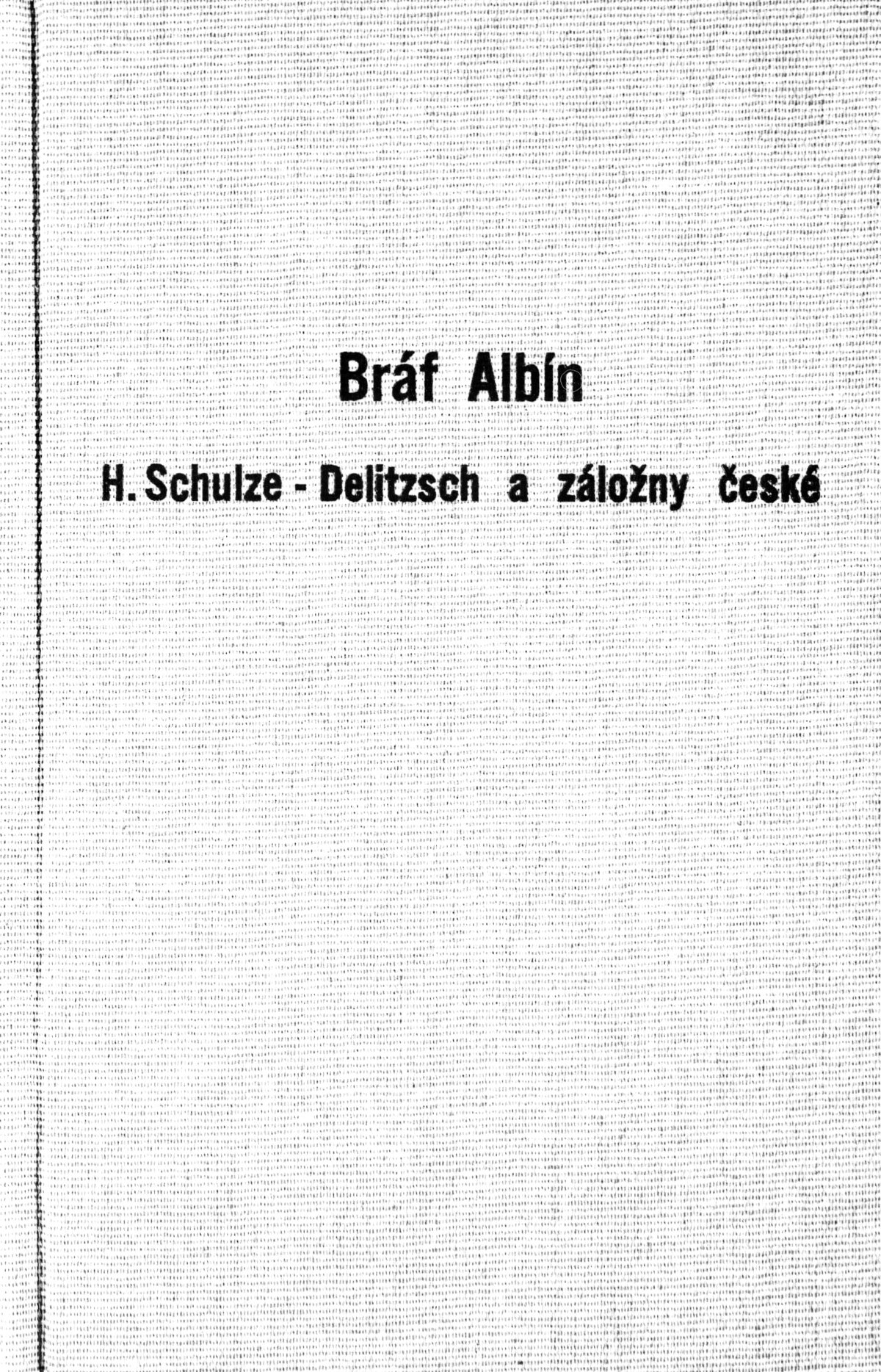 H. Schulze – Delitzsch a záložny české